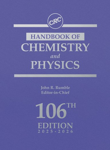 bokomslag CRC Handbook of Chemistry and Physics