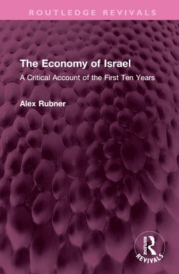 bokomslag The Economy of Israel