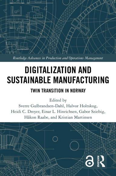 Sverre Gulbrandsen-Dahl, Heidi C. Dreyer, Einar L. Hinrichsen, Halvor Holtskog, Kristian Martinsen, Håkon Raabe, Gabor Sziebig - Digitalization and Sustainable Manufacturing, Inbunden