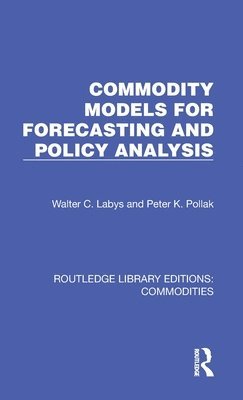 Commodity Models for Forecasting and Policy Analysis 1