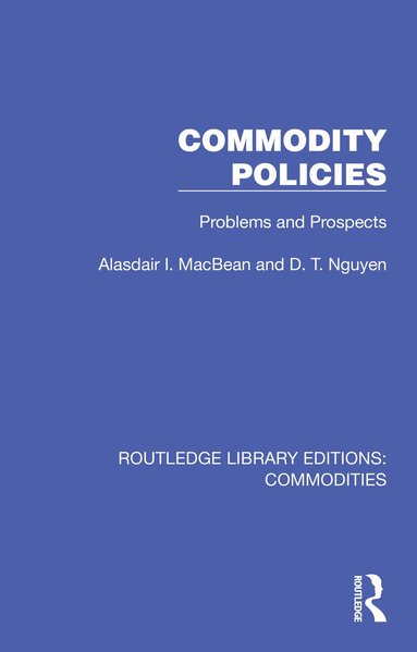 bokomslag Commodity Policies