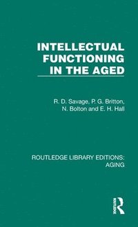bokomslag Intellectual Functioning in the Aged