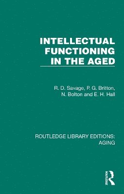 bokomslag Intellectual Functioning in the Aged