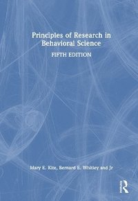 bokomslag Principles of Research in Behavioral Science