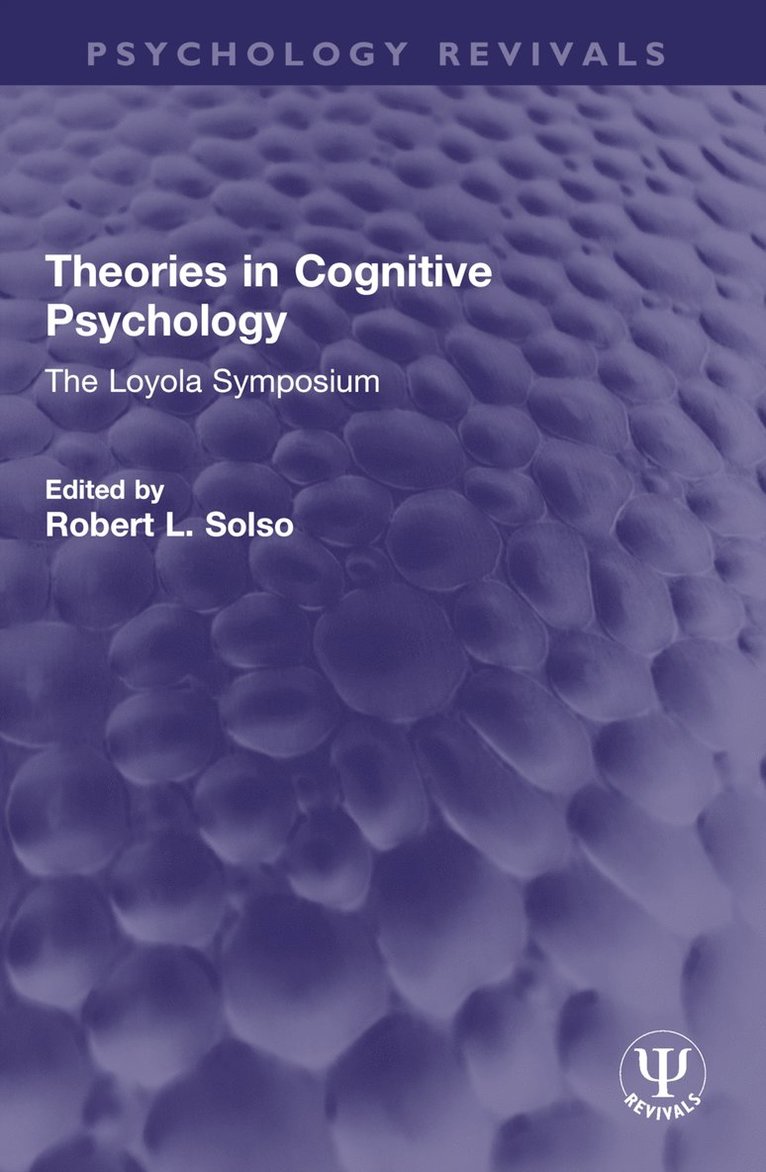 Theories in Cognitive Psychology