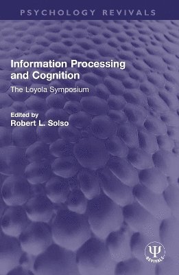 bokomslag Information Processing and Cognition