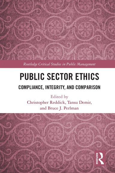Christopher Reddick, Tansu Demir, Bruce J. Perlman - Public Sector Ethics, Inbunden