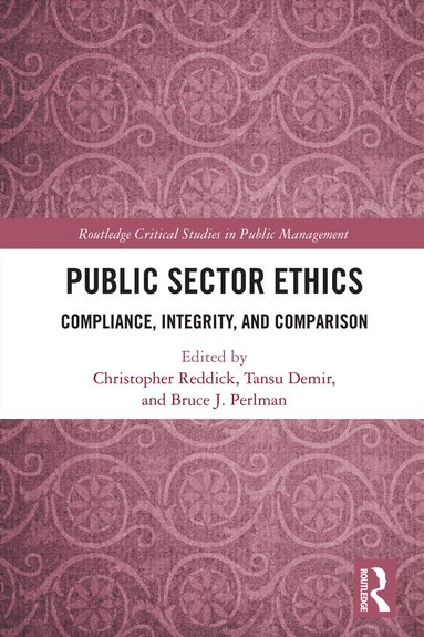 Christopher Reddick, Tansu Demir, Bruce J. Perlman - Public Sector Ethics, Häftad
