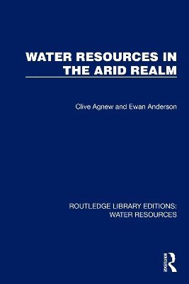 Water Resources in the Arid Realm 1
