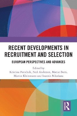 bokomslag Recent Developments in Recruitment and Selection