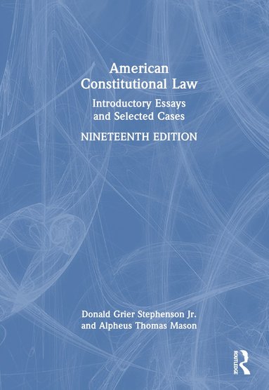 bokomslag American Constitutional Law