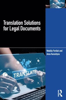 bokomslag Translation Solutions for Legal Documents