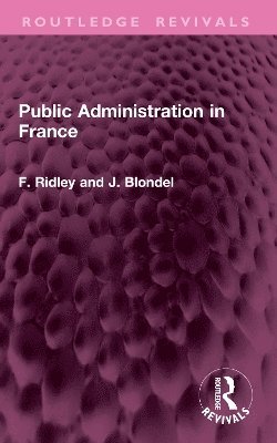 bokomslag Public Administration in France