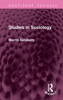 bokomslag Studies in Sociology