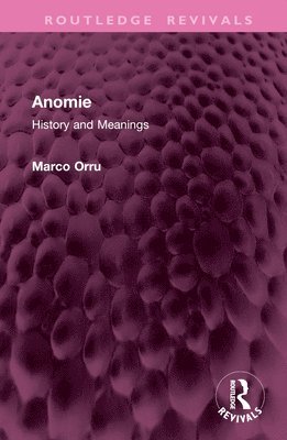 Marco Orru - Anomie, Inbunden