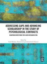 bokomslag Addressing Gaps and Advancing Scholarship in the Study of Psychological Contracts