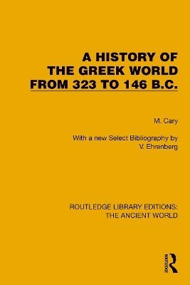 bokomslag History of the Greek World from 323 to 146 B.C.