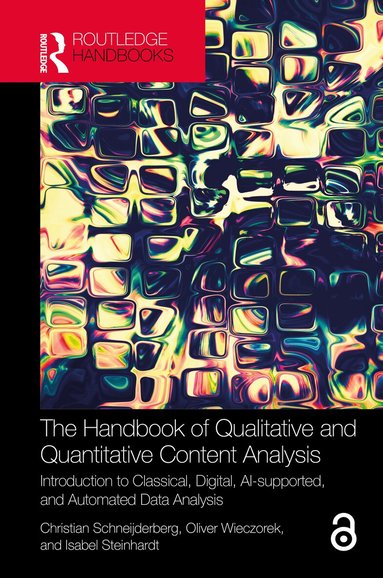 Christian Schneijderberg, Oliver Wieczorek, Isabel Steinhardt - Handbook of Qualitative and Quantitative Content Analysis, Inbunden
