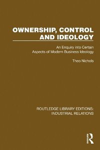 bokomslag Ownership, Control and Ideology