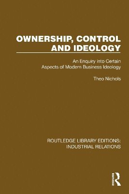 bokomslag Ownership, Control and Ideology