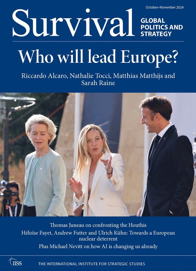 The International Institute for Strategic Studies (IISS), UK) International Institute for Strategic Studies (IISS), The (The International Institute for Strategic Studies (IISS), International Institute for Strategic St, The (The International Institute for Strategic Stud International Institute for Strategic Studies - Survival: October–November 2024, Häftad
