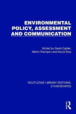 Environmental Policy, Assessment and Communication 1