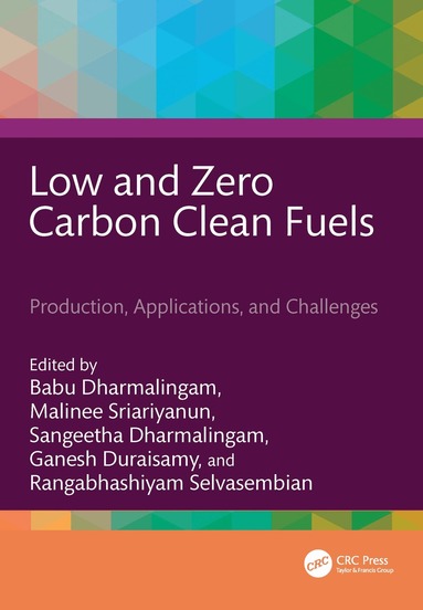 Babu Dharmalingam, Malinee Sriariyanun, Sangeetha Dharmalingam, Ganesh Duraisamy, Rangabhashiyam Selvasembian - Low and Zero Carbon Clean Fuels, Inbunden