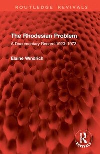 bokomslag Rhodesian Problem