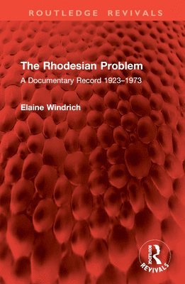 bokomslag Rhodesian Problem