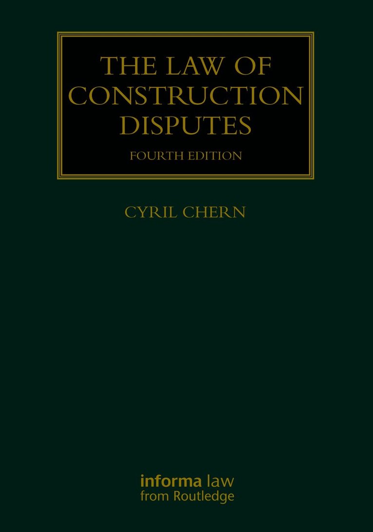 Law of Construction Disputes
