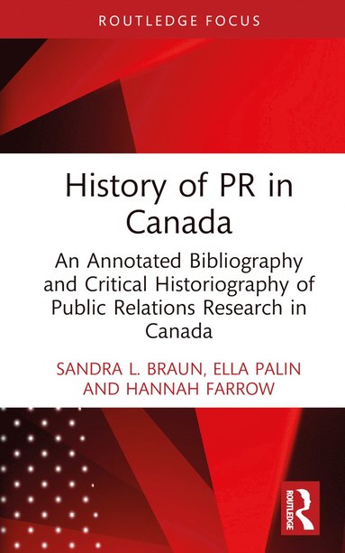 bokomslag History of PR in Canada