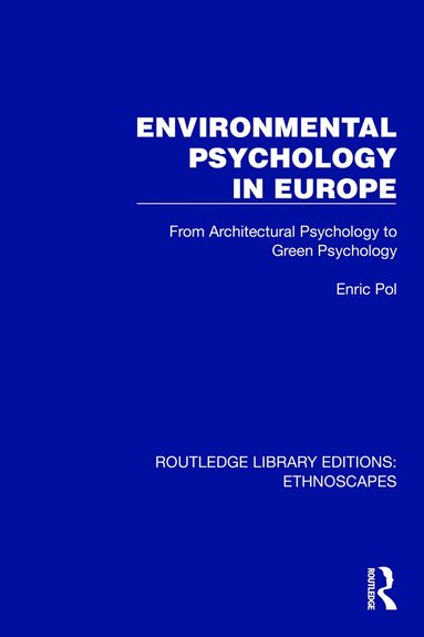 bokomslag Environmental Psychology in Europe