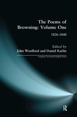 bokomslag The Poems of Browning: Volume One