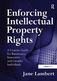 bokomslag Enforcing Intellectual Property Rights