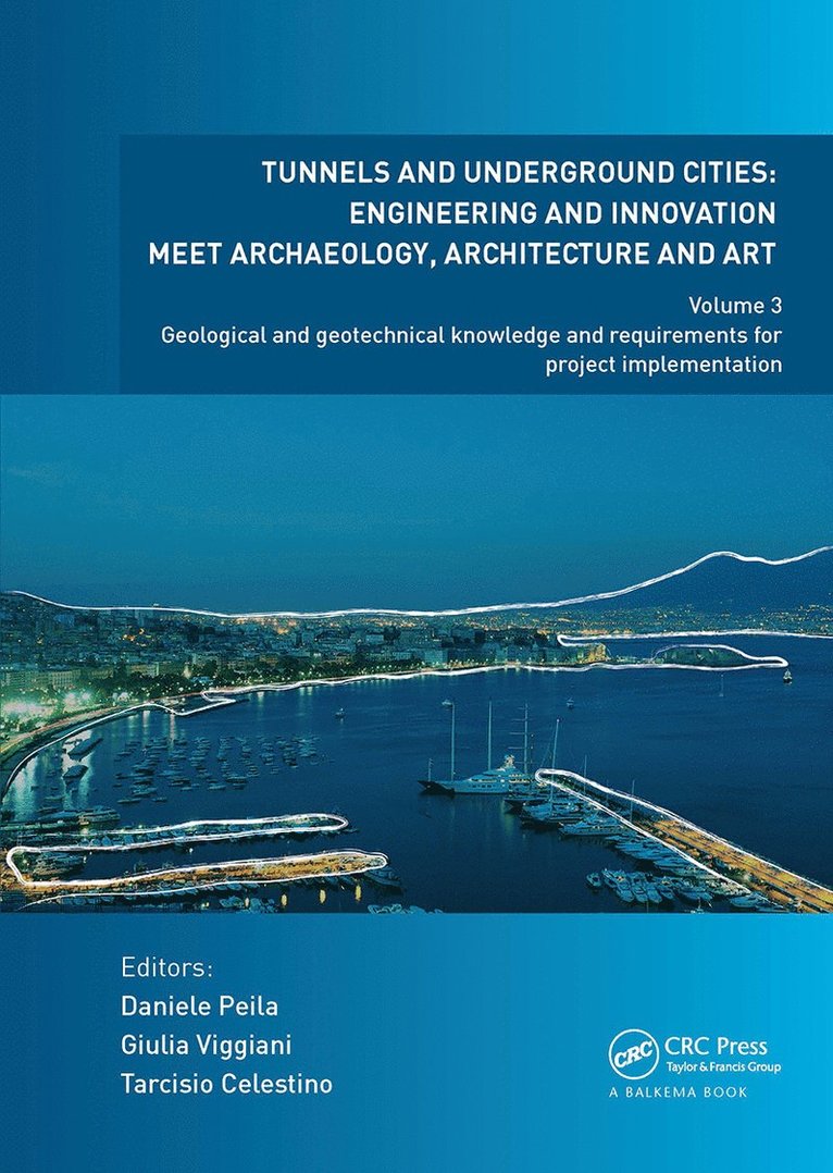 Daniele Peila, Giulia Viggiani, Tarcisio Celestino - Tunnels and Underground Cities: Engineering and Innovation Meet Archaeology, Architecture and Art, Häftad