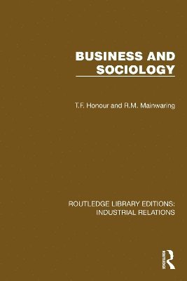 bokomslag Business and Sociology
