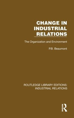 bokomslag Change in Industrial Relations