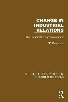 bokomslag Change in Industrial Relations