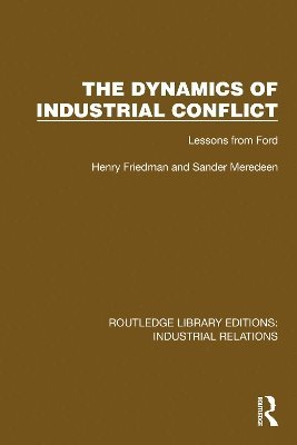 bokomslag Dynamics of Industrial Conflict
