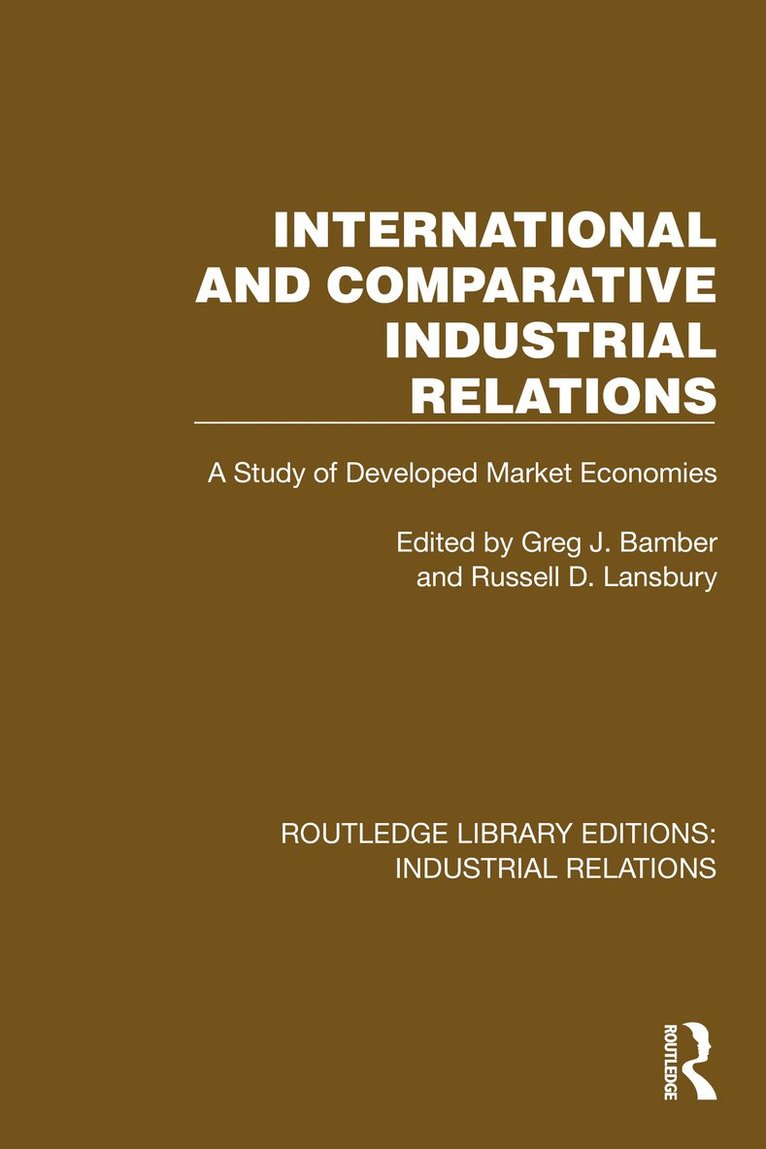 International and Comparative Industrial Relations 1