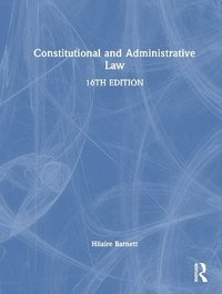 bokomslag Constitutional and Administrative Law