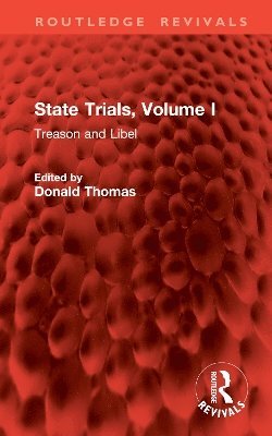 bokomslag State Trials, Volume I