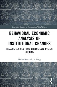 bokomslag Behavioural Economic Analysis of Institutional Changes