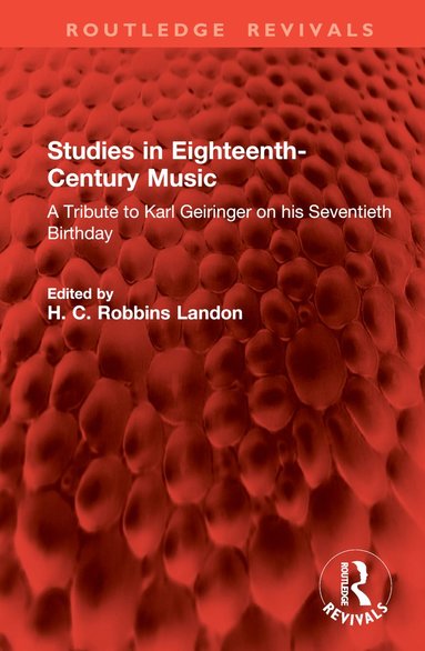 bokomslag Studies in Eighteenth-Century Music