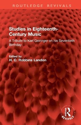 Studies in Eighteenth-Century Music 1