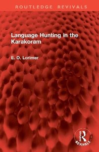 bokomslag Language Hunting in the Karakoram