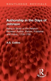 bokomslag Authorship in the Days of Johnson