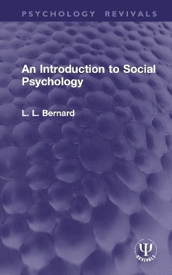 bokomslag An Introduction to Social Psychology