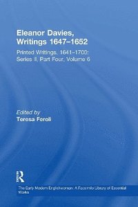 bokomslag Eleanor Davies, Writings 1647?1652