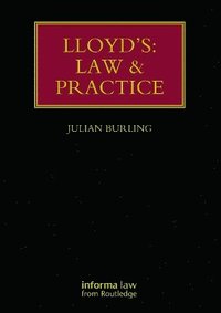 bokomslag Lloyd's: Law and Practice